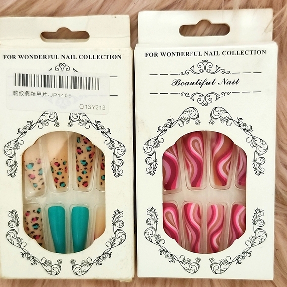BOGO SALE!!Brand New BEAUTIFUL NAIL False Nails-XL - Picture 1 of 4